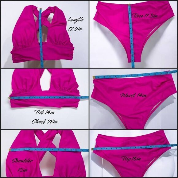 EoMenie 2 Piece Bikini Set(O006)-Size M for Women - Picture 6 of 7